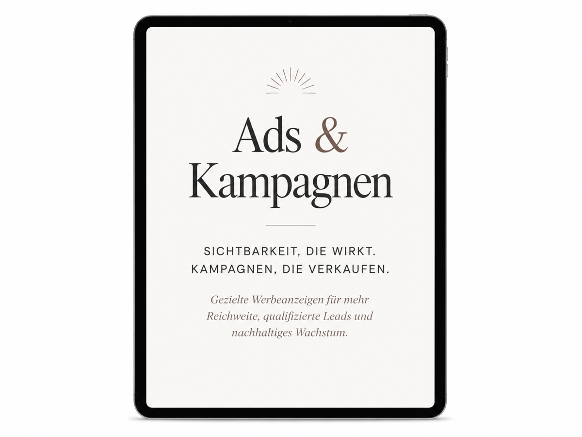 Ads und große Kampagnen